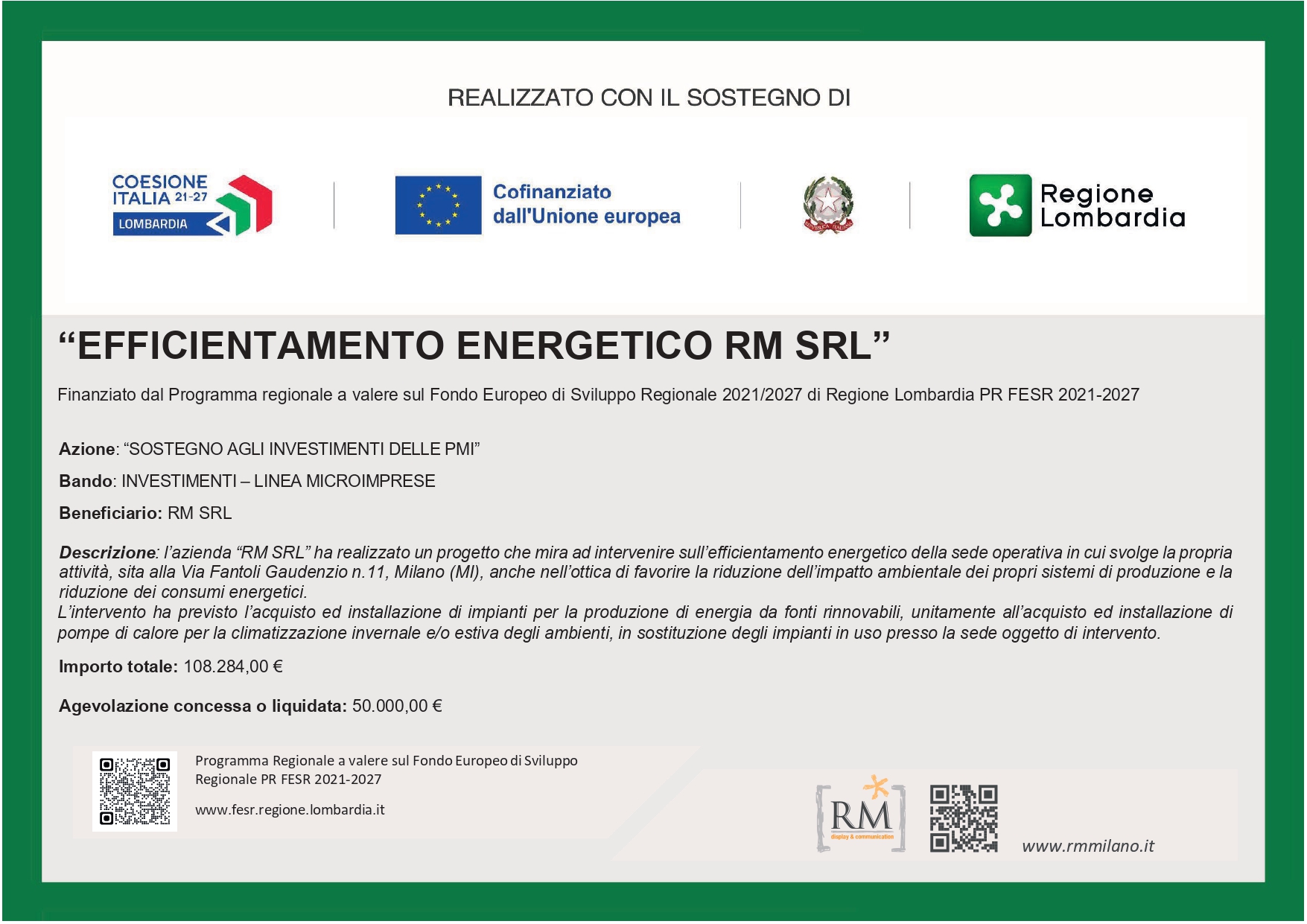 Efficientamento Energetico RM SRL